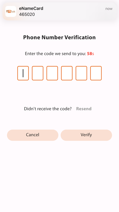 Ảnh chụp màn hình của eNameCard